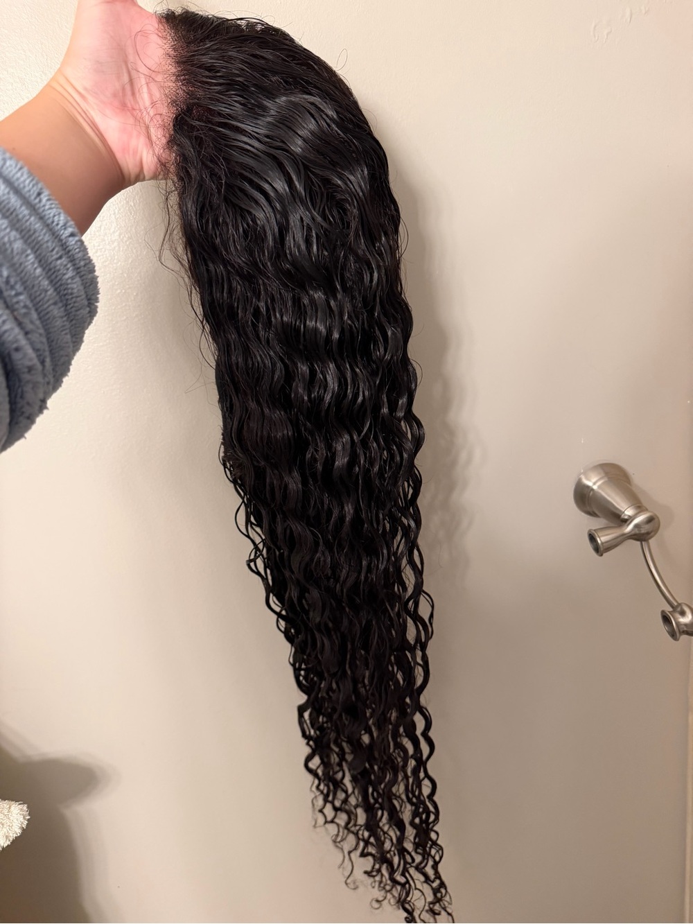 5x5 Deep Wave Human Hair 24”/26 HD Lace Closure Wig